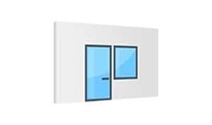 Flere produkter i en vegg